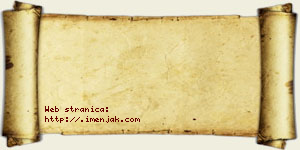 Josif Vidaković vizit kartica